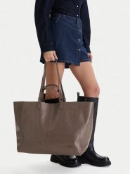 G-Star Raw Torebka EO-LDA8455 Brązowy. Brązowe shopper G-Star Raw, bez wzorów, z materiału, bez dodatków. Za 299.99 zł.