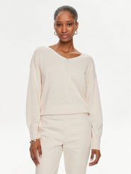 Morgan Sweter 241-MOLLI Écru Regular Fit. Swetry Morgan, s, bez wzorów, z bawełny, bez ramiączek. Za 179.99 zł.
