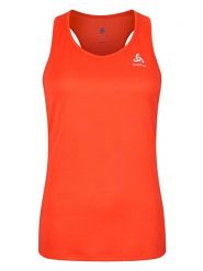 Odlo Top sportowy "Essential" w kolorze pomarańczowym rozmiar: S. Pomarańczowe koszulki sportowe Odlo, bez wzorów, z materiału, bez ramiączek, outdoorowe. Za 61.60 zł.