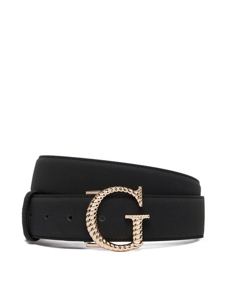 Guess Pasek BW9368 P6335 Czarny. Czarne paski Guess, z aplikacjami, ze skóry. Za 234.99 zł.