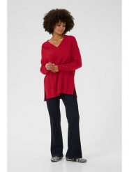 CULTURE Sweter w kolorze czerwonym rozmiar: XL. Czerwone swetry Culture, xl, bez wzorów, bez ramiączek. Za 126.99 zł.