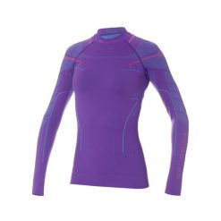 Termoaktywna damska bluza narciarska Brubeck Thermo. Fioletowe bluzy Brubeck, xl, bez wzorów, z dzianiny, bez kaptura. Za 189.99 zł.