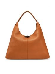 Longchamp Torebka 10171968-025 Pomarańczowy. Brązowe torebki klasyczne Longchamp, bez wzorów, ze skóry, bez dodatków. Za 829.99 zł.