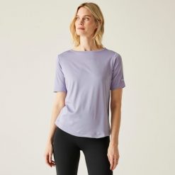 Koszulka turystyczna damska Botanna. Czerwone koszulki sportowe Regatta, bez wzorów, bez ramiączek, trekkingowe. Za 128.50 zł.