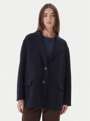 ViCOLO Płaszcz wełniany TF0005 Granatowy Regular Fit. Niebieskie płaszcze ViCOLO, m, bez wzorów, z syntetyku, bez kaptura. Za 909.99 zł.