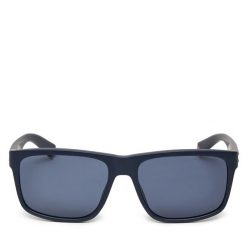 Okulary przeciwsłoneczne Polaroid. Niebieskie okulary przeciwsłoneczne Polaroid, bez wzorów. Za 129.99 zł.