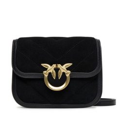 Torebka PINKO. Czarne listonoszki Pinko, bez wzorów, bez dodatków. Za 1,559.00 zł.