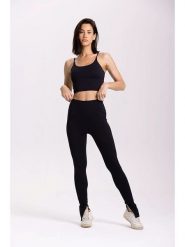 Onamaste Legginsy sportowe "Mantra Flair" w kolorze czarnym rozmiar: L/XL. Czarne legginsy Onamaste, l, bez wzorów, z materiału, z podwyższonym stanem. Za 127.65 zł.