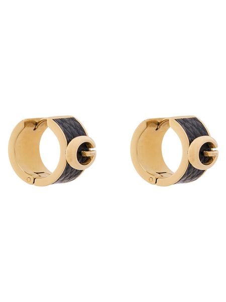 Guess Kolczyki JUBE06 346JW Czarny. Czarne kolczyki Guess, ze stali. Za 299.99 zł.