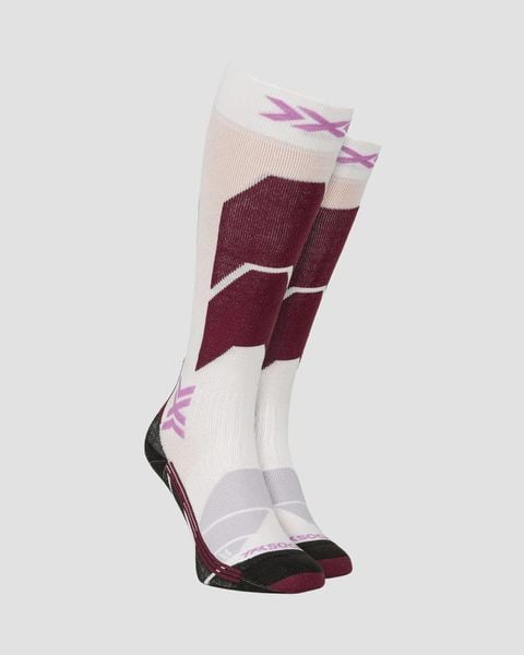 Skarpety damskie X-Socks SKI PERFORM OTC W315. Brązowe skarpety X Socks, bez wzorów, z materiału. Za 169.99 zł.