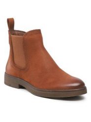 Botki Tamaris. Czarne botki Tamaris, bez wzorów, bez obcasa, na słupku, bez zapięcia. Za 484.99 zł.