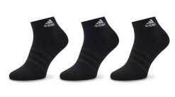 Skarpety stopki unisex Adidas 3 pary. Czarne skarpety Adidas, bez wzorów, z bawełny. Za 49.00 zł.