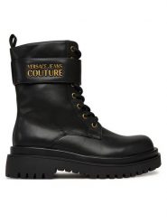 Versace Jeans Couture Trzewiki 79VA3S64 Czarny. Czarne botki Versace Jeans Couture, bez wzorów, z jeansu, bez obcasa, na płaskiej podeszwie, bez zapięcia. Za 1,109.00 zł.