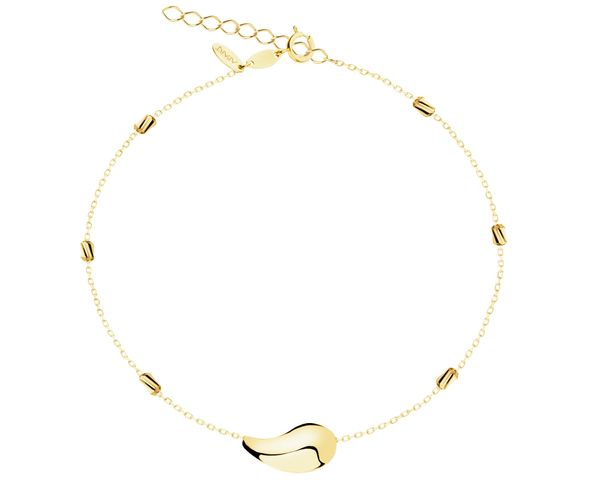 Złota bransoletka - łezka. Żółte bransoletki Apart, złote. Za 779.00 zł.