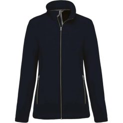 Kurtka damska Kariban Softshell 2 Couches. Niebieskie kurtki sportowe KARIBAN, bez wzorów, z softshellu, bez kaptura. Za 181.50 zł.