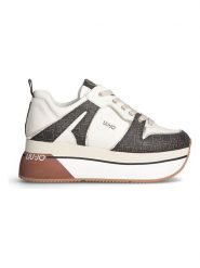 Liu Jo Sneakersy w kolorze biało-brązowym rozmiar: 41. Białe trampki Liu Jo, bez wzorów, z materiału, bez zapięcia. Za 434.85 zł.
