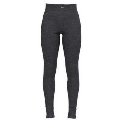 Legginsy termoaktywne damskie Odlo ACTIVE WARM ECO. Szare bielizna sportowa Odlo, bez wzorów. Za 249.99 zł.