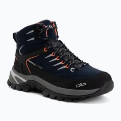 Buty trekkingowe damskie CMP Rigel 2.0 MID. Niebieskie trekkingi CMP, z materiału, za kostkę, trekkingowe. Za 591.00 zł.