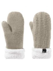 Jack Wolfskin Rękawiczki "Highloft" w kolorze beżowym rozmiar: M. Brązowe rękawiczki Jack Wolfskin, bez wzorów, z materiału. Za 167.62 zł.