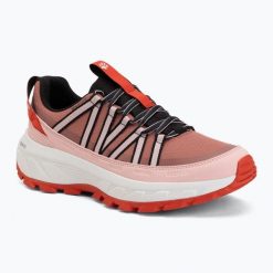 Buty turystyczne damskie Jack Wolfskin Wild Hike Texapore Low. Czerwone trekkingi Jack Wolfskin, z gumy, trekkingowe. Za 419.99 zł.