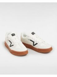 Vans Skórzane sneakersy w kolorze kremowym rozmiar: 41. Brązowe trampki Vans, bez wzorów, bez zapięcia. Za 211.31 zł.