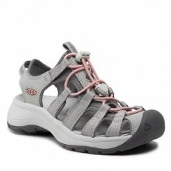 Buty do chodzenia damskie Keen Astoria. Brązowe trekkingi Keen, z materiału, trekkingowe. W wyprzedaży za 409.55 zł.