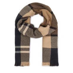 Szalik Barbour. Brązowe szaliki Barbour, bez wzorów. Za 244.99 zł.