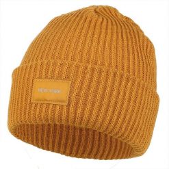 Żółta Czapka Damska Moraj. Żółte czapki Moraj, bez wzorów. Za 39.99 zł.