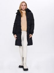 CANADA weather gear Płaszcz zimowy w kolorze czarnym rozmiar: M. Czarne płaszcze CANADA weather gear, na zimę, m, bez wzorów, z puchu, bez kaptura. Za 252.34 zł.