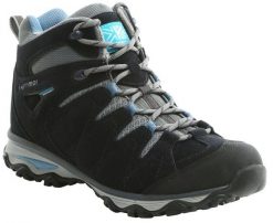 Buty turystyczne damskie Karrimor Rona Mid. Niebieskie trekkingi Karrimor, z materiału, trekkingowe. Za 269.99 zł.