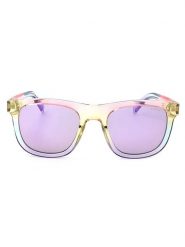 Levi's Okulary przeciwsłoneczne unisex w kolorze fioletowym ze wzorem rozmiar: 53. Różowe okulary przeciwsłoneczne Levi's®, bez wzorów, z tworzywa sztucznego. Za 174.95 zł.