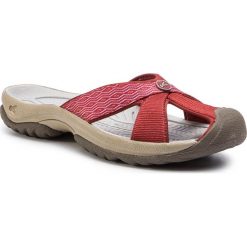 Klapki KEEN - Bali Flip 1019473 Fired Brick/Tulipwood. Czerwone klapki Keen, bez wzorów, z materiału, bez obcasa. W wyprzedaży za 179.00 zł.
