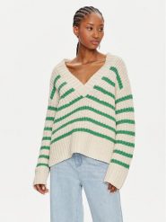 Munthe Sweter Organize 242162024274 Beżowy Loose Fit. Brązowe swetry Munthe, bez wzorów, z bawełny, bez ramiączek. Za 659.99 zł.