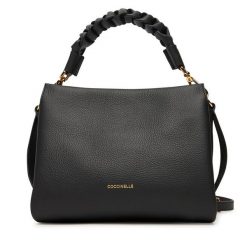 Torebka Coccinelle. Czarne torebki klasyczne Coccinelle, bez wzorów, bez dodatków. Za 1,499.00 zł.