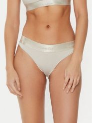 Calvin Klein Underwear Figi klasyczne 000QF7999E Beżowy. Brązowe figi Calvin Klein Underwear, s, bez wzorów, z bawełny. Za 59.99 zł.