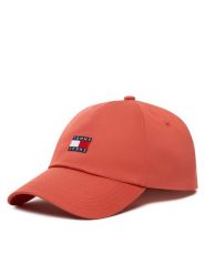 Tommy Jeans Czapka z daszkiem Tjw Heritage Core 5 Panel Cap AW0AW16991 Koralowy. Pomarańczowe czapki Tommy Jeans, bez wzorów, z bawełny. Za 149.99 zł.