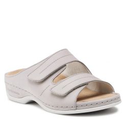 Klapki Berkemann. Szare klapki Berkemann, bez wzorów, bez obcasa. Za 319.99 zł.
