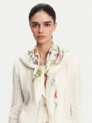 Furla Chusta Tortona Carre WT00021 BX3853 TRU00 Brązowy. Brązowe rękawiczki Furla, bez wzorów, z jedwabiu. Za 599.99 zł.