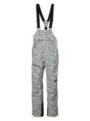 Helly Hansen Spodnie narciarskie "Powderqueen" w kolorze szarym rozmiar: M. Szare spodnie dresowe Helly Hansen, m, bez wzorów, z materiału. Za 546.48 zł.