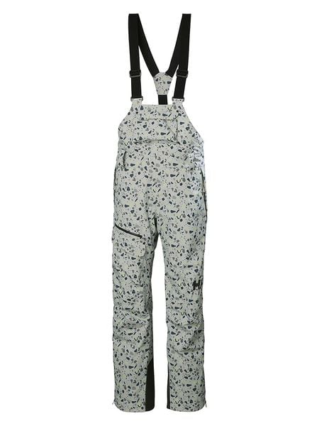 Helly Hansen Spodnie narciarskie "Powderqueen" w kolorze szarym rozmiar: M. Szare spodnie dresowe Helly Hansen, m, bez wzorów, z materiału, narciarskie. Za 546.48 zł.