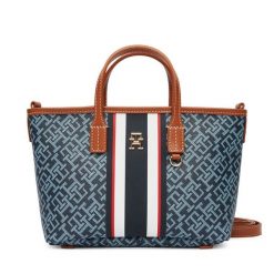 Torebka Tommy Hilfiger. Niebieskie torebki klasyczne TOMMY HILFIGER, bez wzorów, bez dodatków. Za 649.99 zł.