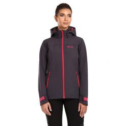 Damska kurtka softshell Kilpi RAVIA-W. Szare kurtki sportowe Kilpi, s, bez wzorów, z softshellu, bez kaptura, trekkingowe. Za 256.81 zł.