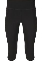 Damskie legginsy 3/4 Athlecia Franz V3. Czarne legginsy Athlecia, s, bez wzorów, z materiału. Za 184.00 zł.