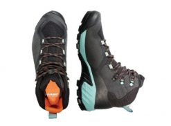 Buty trekkingowe damskie Mammut Sapuen High GTX. Czarne trekkingi Mammut, z gore-texu, trekkingowe. Za 1,048.00 zł.