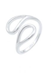 Damski Cut-Out krople otwarty i regulowany w srebrze 925 Sterling Silver Pierścionek 1 ct. Szare pierścionki srebrne. Za 239.19 zł.