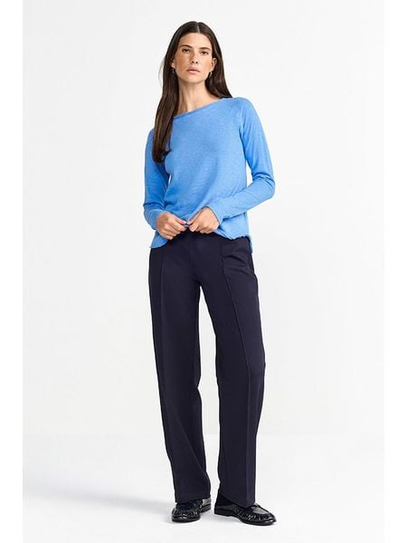 Rich & Royal Koszulka w kolorze błękitnym rozmiar: S. Niebieskie bluzki Rich & Royal, s, bez wzorów, z bawełny, bez kołnierzyka, bez ramiączek. Za 121.80 zł.