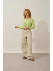 AUTHENTIC CASHMERE Kaszmirowy sweter "Goléon" w kolorze jasnozielonym rozmiar: XXL. Zielone swetry AUTHENTIC CASHMERE, xxl, bez wzorów, z kaszmiru, bez ramiączek. Za 392.52 zł.