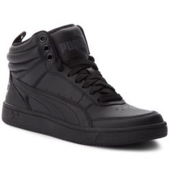 PUMA 36391301 Rebound Street v2 L Jr Czarny. Czarne obuwie sportowe Puma, ze skóry, bez zapięcia. Za 229.99 zł.