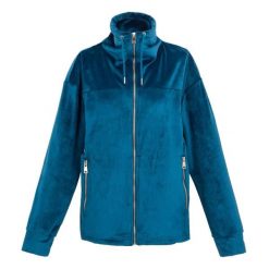 Damska polarowa bluza z pełnym zamkiem wykonana z weluru Regatta Jessalyn. Niebieskie bluzy Regatta, bez wzorów, z polaru, bez kaptura. Za 229.50 zł.