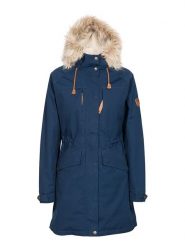 Trespass Parka funkcyjna "Faithful" w kolorze granatowym rozmiar: M. Niebieskie kurtki sportowe Trespass, m, ze skóry, sportowe, bez kaptura. Za 149.66 zł.